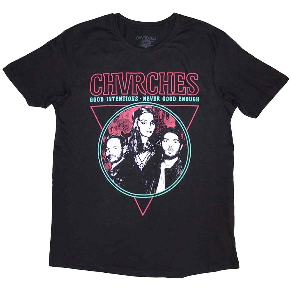 Chvrches - Good Intentions Heren Tshirt - Zwart